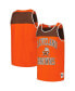 Men's Orange, Brown Cleveland Browns Heritage Colorblock Tank Top