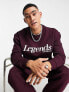 New Balance Legends sweat in burgundy