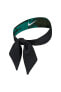 Dri Fit Head Tie Bandana Çift Taraflı Tenisçi Kafa Bandı Yeşil Kamuflaj Ve Siyah