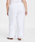 Фото #4 товара Plus Size Gauze Drawstring Pants, Created for Macy's