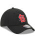 Фото #4 товара Men's Black St. Louis Cardinals Logo 39THIRTY Flex Hat