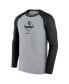 Футболка с длинным рукавом Nike для мужчин, серого и черного цветов, Chicago White Sox Game Authentic Collection Performance Raglan Серо-черный, M - фото #3