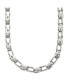 Stainless Steel Fancy Link Chain Necklace Серебристый, 22 - фото #2