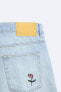 Denim bermuda shorts x pepo moreno