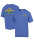 ფოტო #1 პროდუქტის Men's Light Blue Distressed Pitt Panthers Vintage-Like Logo T-shirt