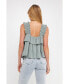 Фото #6 товара Women's Ruffled Straps with Tiered Top