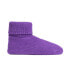 ფოტო #8 პროდუქტის Women's Cuff Slipper Sock, Lilac, One