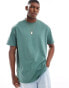 Фото #1 товара Threadbare oversized heavyweight t-shirt in green