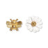 Beautiful asymmetric earrings Bee and daisy 23168G