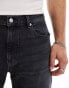 Tommy Jeans Ryan Black Slim Straight Jeans in Black Черный, W31 L34 - фото #5