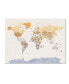 Фото #1 товара Michael Tompsett 'Watercolour Political Map of the World' Canvas Art - 18" x 24"