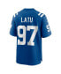 Men's Laiatu Latu Royal Indianapolis Colts 2024 NFL Draft First Round Pick Player Game Jersey