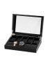 Фото #1 товара Rothenschild Watch Box RS-2375-10OAK For 10 Watches black