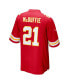 Фото #2 товара Men's Trent McDuffie Red Kansas City Chiefs 2022 NFL Draft First Round Pick Game Jersey
