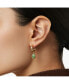 ფოტო #2 პროდუქტის Gemstone Hoop Earrings - Dobby