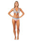 ფოტო #1 პროდუქტის Women's Knotted Floral Bikini Set