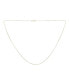 ფოტო #1 პროდუქტის Unisex Ultra Thin 018 Gauge 0.5MM Thin Real 14K Yellow White Rose Gold Box Chain Necklace For Women 20 Inch