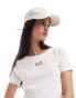 EA7 t-shirt in cream with chest logo