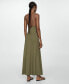 ფოტო #2 პროდუქტის Women's Straps Detail Long Dress