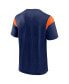 Фото #4 товара Men's Navy Denver Broncos Home Stretch Team T-shirt