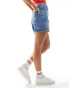 Tommy Jeans denim mom shorts in mid wash