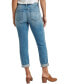 ფოტო #2 პროდუქტის Women's Carter Mid Rise Cuffed Hem Girlfriend Jeans