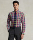 ფოტო #1 პროდუქტის Men's Poplin Plaid Shirt