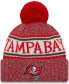 New Era Tampa Bay Buccaneers Beanie NFL 2018 Sideline Sport OTC Knit Red/White