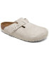 Фото #1 товара Women's Boston Soft Footbed Suede Leather Clogs from Finish Line