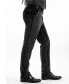 Фото #3 товара Men's Skinny Modern Fit Velvet Tuxedo Dress Pants