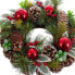 Фото #2 товара Корона Shico Рождественский венок Красный Зеленый Разноцветный Пластик Foam Ананасы 30 x 30 см