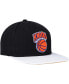 Men's Black, White New York Knicks Hardwood Classics Wear Away Visor Snapback Hat