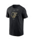 ფოტო #3 პროდუქტის Nut Oriole Black Men's Camo Logo Short Sleeve T-shirt Teemenscr