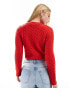 Фото #8 товара Stradivarius cardigan in red