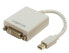 LogiLink Mini DisplayPort / DVI Adapter - 0.09 m - Mini DisplayPort - DVI-I - Male - Female - Grey