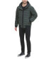 Фото #7 товара Men's Quilted Hooded Bomber Jacket