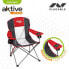 Фото #3 товара Складной стул для кемпинга Aktive Темно-серый Красный 56 x 98 x 59 cm (4 штук)