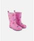 Фото #3 товара Сапоги Deux Par Deux Rain Boots Pink Sunglasses Cats - Toddler Child