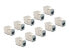 Delock Keystone Modul RJ45 Buchse zu LSA Cat.6A werkzeugfrei grau Set 10