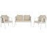 Фото #3 товара Набор стол и 3 кресла Home ESPRIT Белый Сталь 123 x 66 x 72 cm