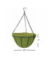 Фото #2 товара GSALDJ214 Hanging Basket with Jute Coco Liner, 14