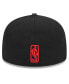 Фото #2 товара Men's Black Chicago Bulls 2024 NBA All-Star Game Rally Drive Checkerboard 59FIFTY Crown Fitted Hat
