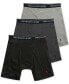 ფოტო #1 პროდუქტის Men's 3-Pack Classic-Fit Boxer Briefs