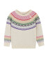 ფოტო #3 პროდუქტის Infant Girls Holiday Cream Sweater Set