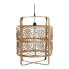 Фото #1 товара Потолочный светильник DKD Home Decor Чёрный Натуральный Бамбук Пластик 50 W 220 V 37 x 37 x 46 cm