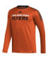 Фото #2 товара Men's Orange Philadelphia Flyers AEROREADY® Long Sleeve T-shirt