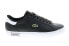 Фото #1 товара Lacoste Powercourt 0721 2 Mens Black Leather Lifestyle Sneakers Shoes 9.5