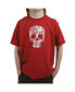 Фото #1 товара Рубашка LA Pop Art Rock n Roll Skull Boy's