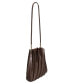 Фото #4 товара Carrie Pleated Faux Leather Shoulder Bag