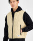ფოტო #3 პროდუქტის Men's Slim-Fit Quilted Water-Repellent Full-Zip Puffer Vest